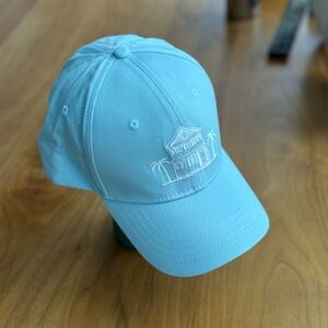 Light Blue Baseball Cap with Embroidered Design